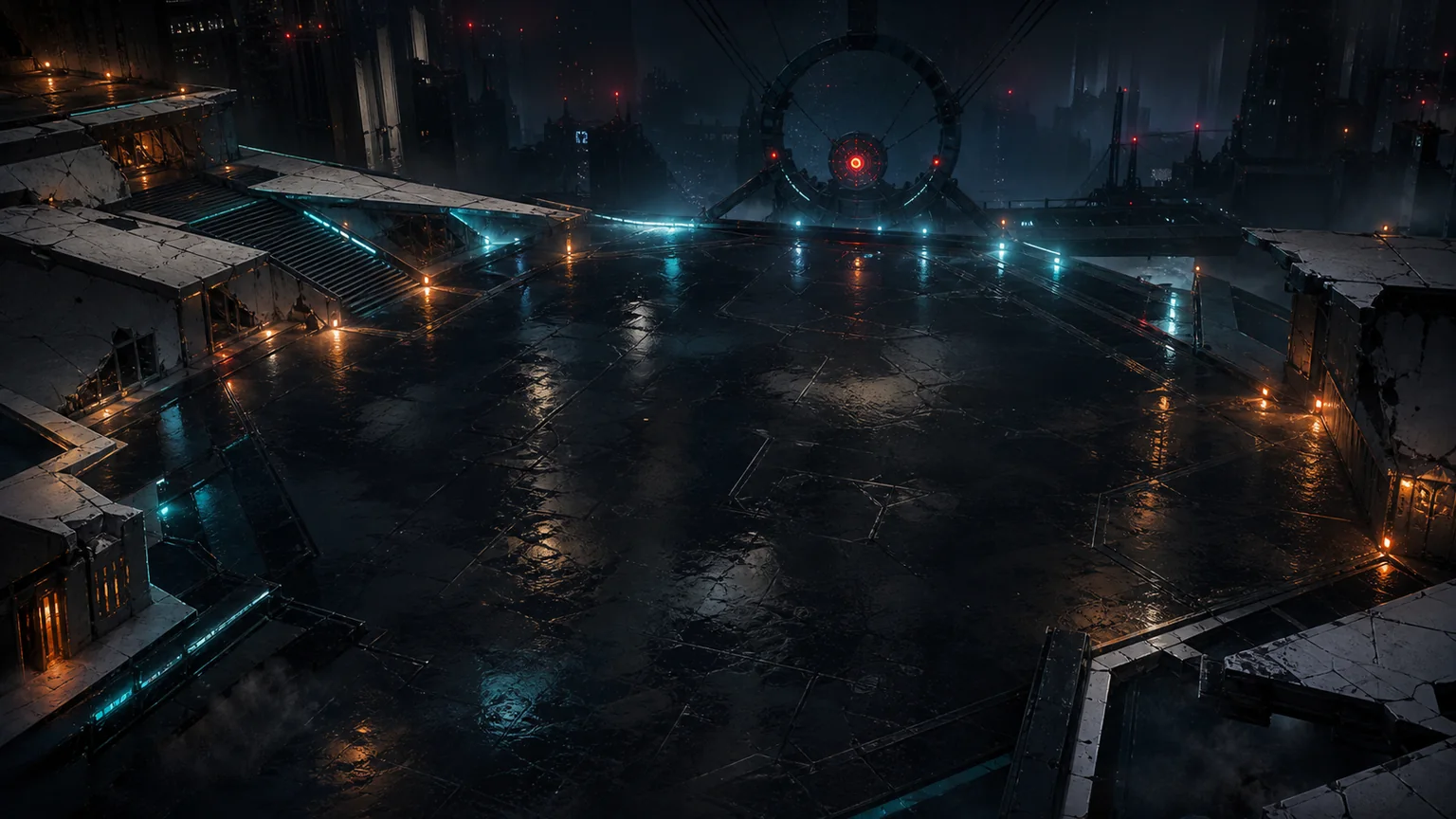 NIGHTGLASS Drowned Concourse arena